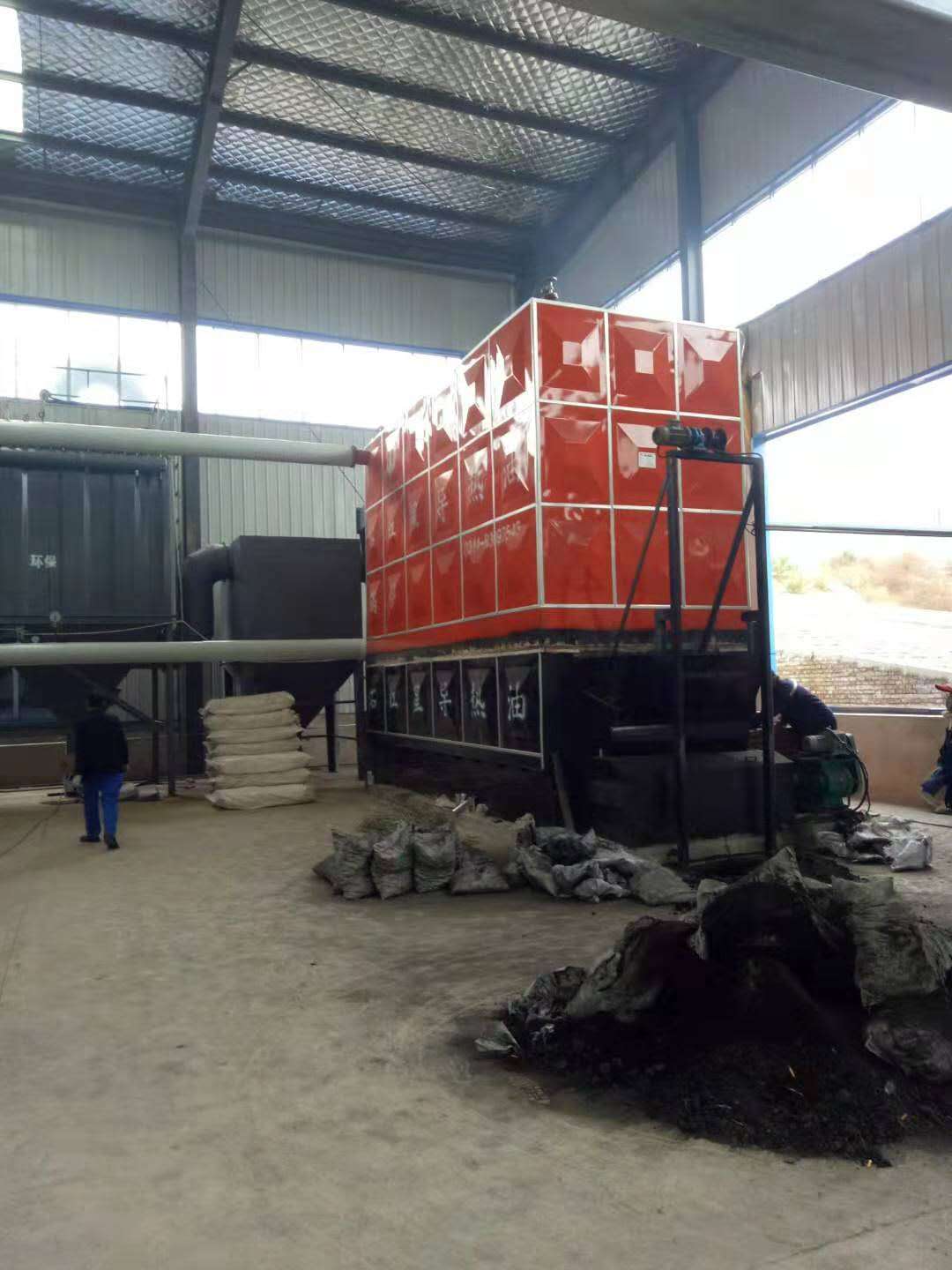 YLW-4700kw 卧式燃煤导热油炉安装