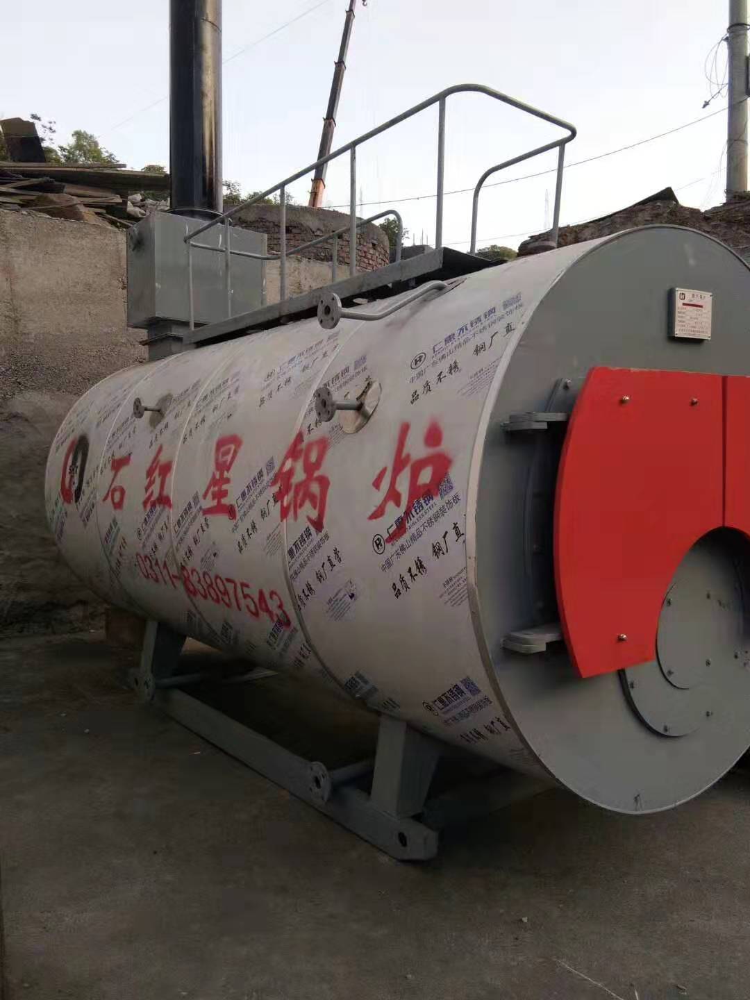 燃气蒸汽锅炉安装现场